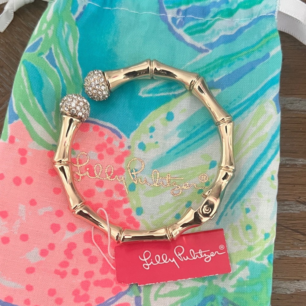 Lilly Pulitzer Gold Bamboo Bracelet